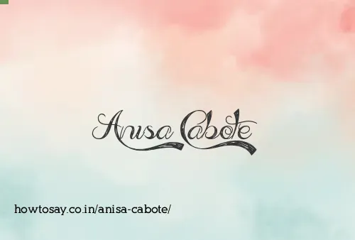 Anisa Cabote