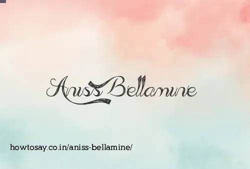 Aniss Bellamine