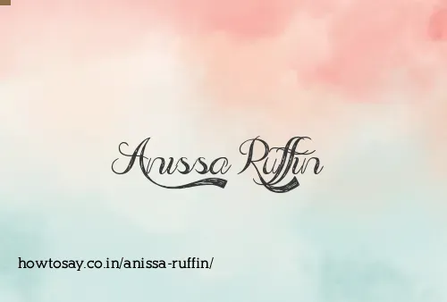 Anissa Ruffin