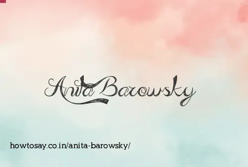 Anita Barowsky