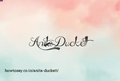 Anita Duckett