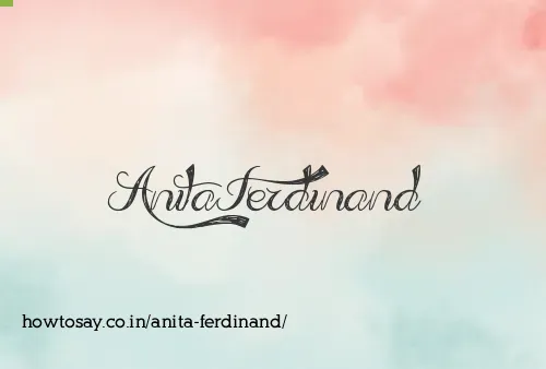 Anita Ferdinand