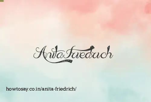 Anita Friedrich