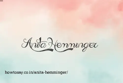 Anita Hemminger