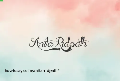 Anita Ridpath