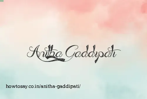 Anitha Gaddipati