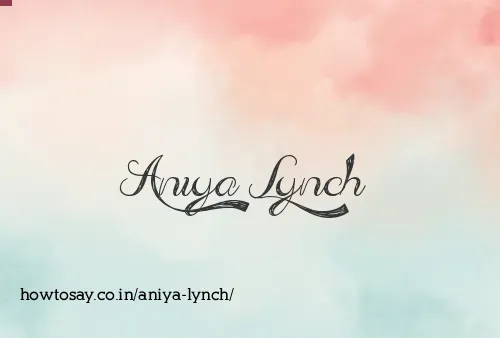 Aniya Lynch
