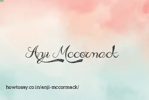 Anji Mccormack