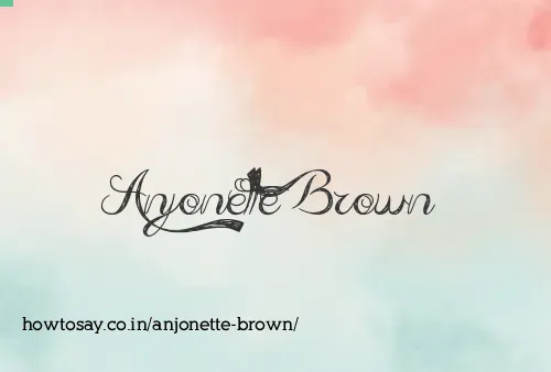 Anjonette Brown