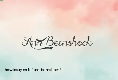 Ann Bernshock