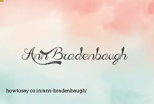 Ann Bradenbaugh