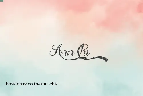 Ann Chi