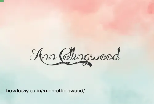 Ann Collingwood