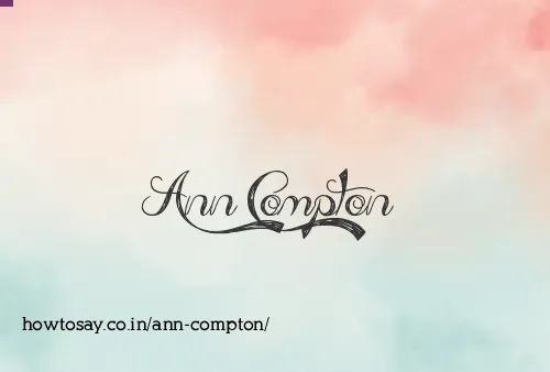 Ann Compton