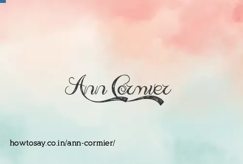 Ann Cormier