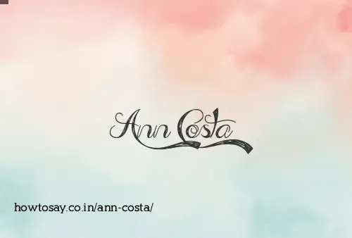 Ann Costa