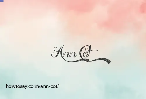 Ann Cot