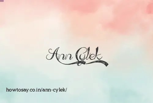 Ann Cylek
