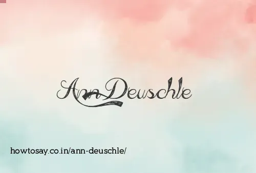 Ann Deuschle