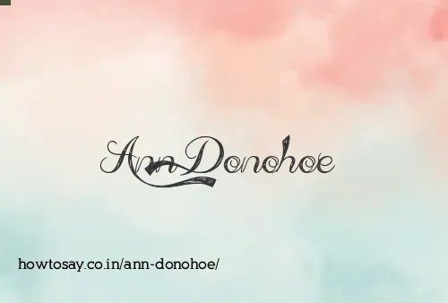 Ann Donohoe