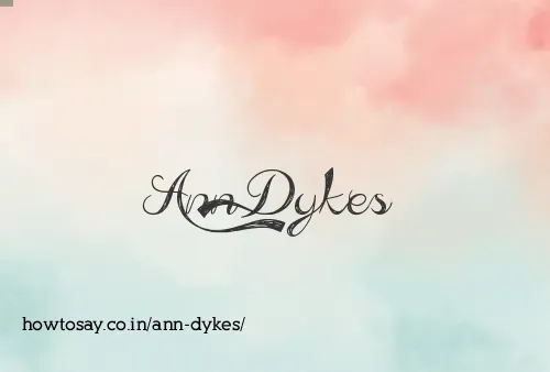Ann Dykes
