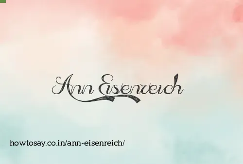 Ann Eisenreich