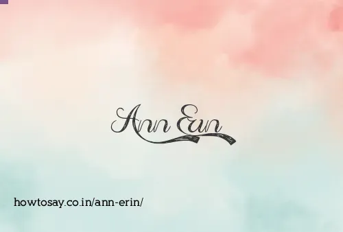 Ann Erin