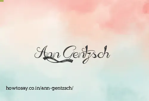 Ann Gentzsch