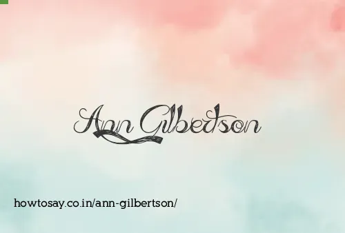 Ann Gilbertson