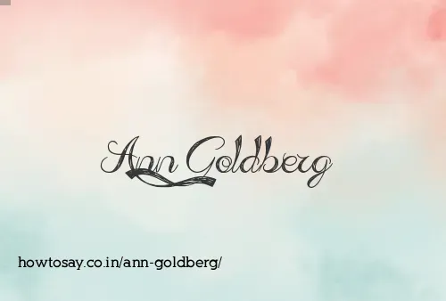 Ann Goldberg
