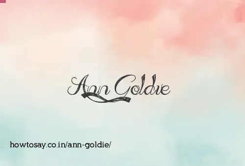 Ann Goldie