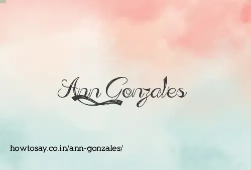Ann Gonzales