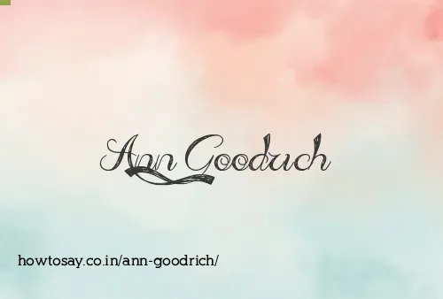 Ann Goodrich