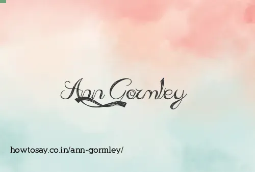 Ann Gormley