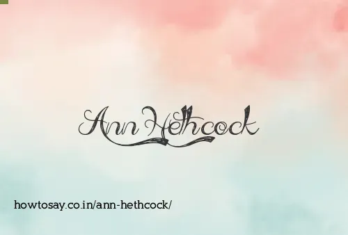 Ann Hethcock