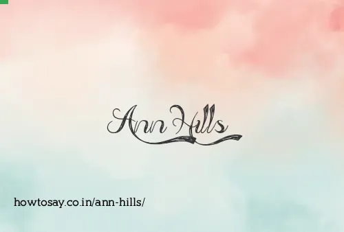 Ann Hills