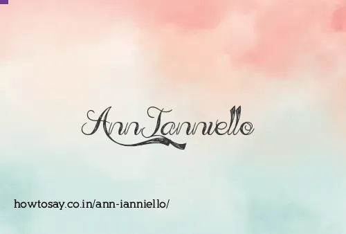 Ann Ianniello