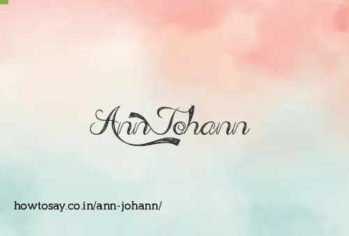 Ann Johann