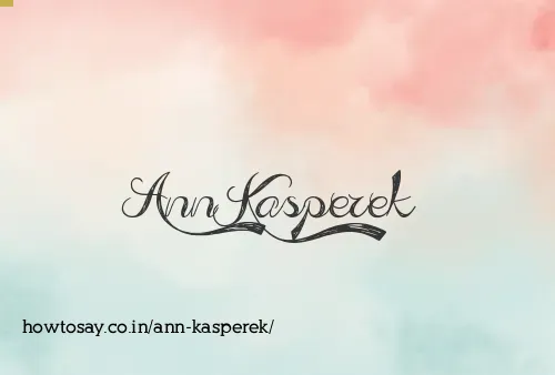 Ann Kasperek