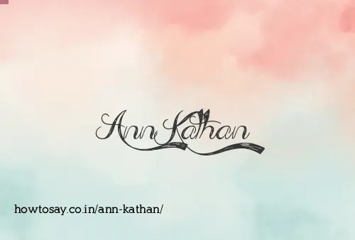 Ann Kathan