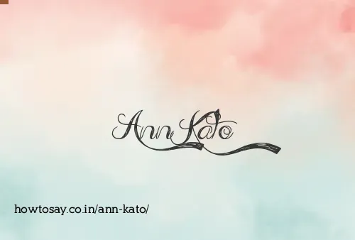 Ann Kato