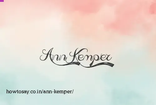 Ann Kemper