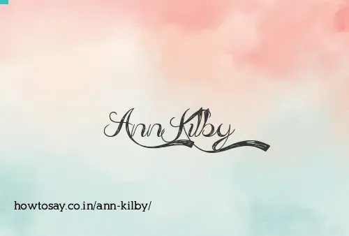 Ann Kilby