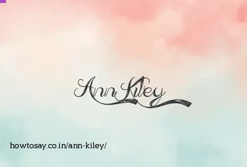 Ann Kiley