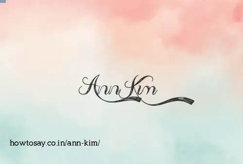 Ann Kim