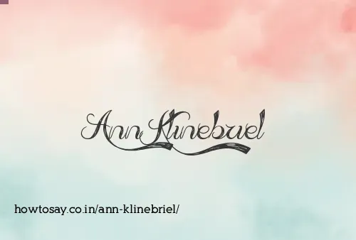 Ann Klinebriel