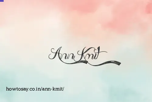 Ann Kmit