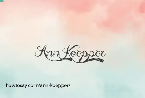 Ann Koepper