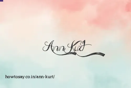 Ann Kurt