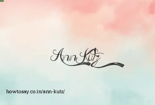 Ann Kutz